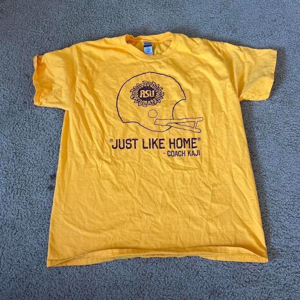 1980s ASU Sun Devils‎ Coach Kaji T-shirt sportswear